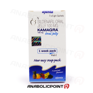 Kamagra - Sildenafil oral jelly 100mg (7x5gm Sachets) - ajanta - AnabolicPoint.com