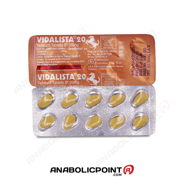 vidalista 20 tadalafil tablets ip 20mg centurion remedies 10x10 - anabolicpoint_com